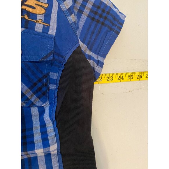 Harley-Davidson Womens 115th Anniversary Plaid Shirt Blue Black Large XL - Picture 8 of 10